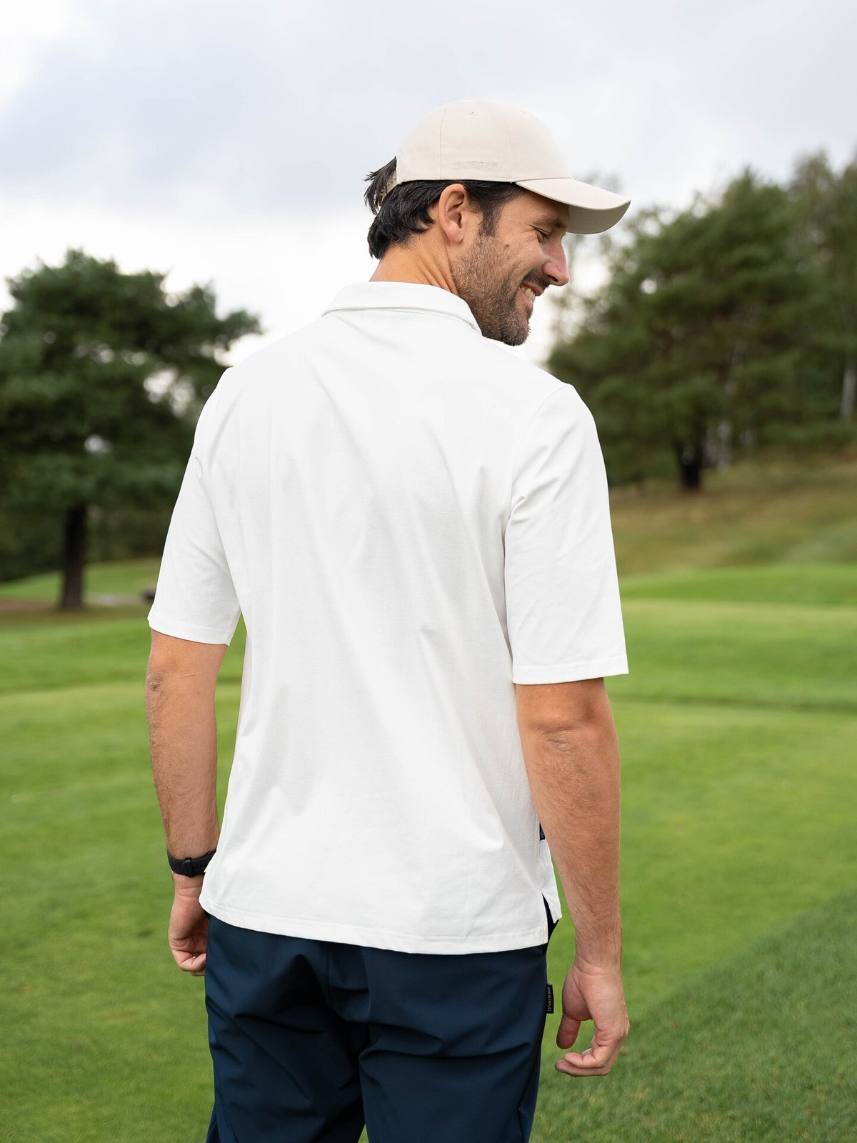 Twentyfour Mode Flex Pique Hvit