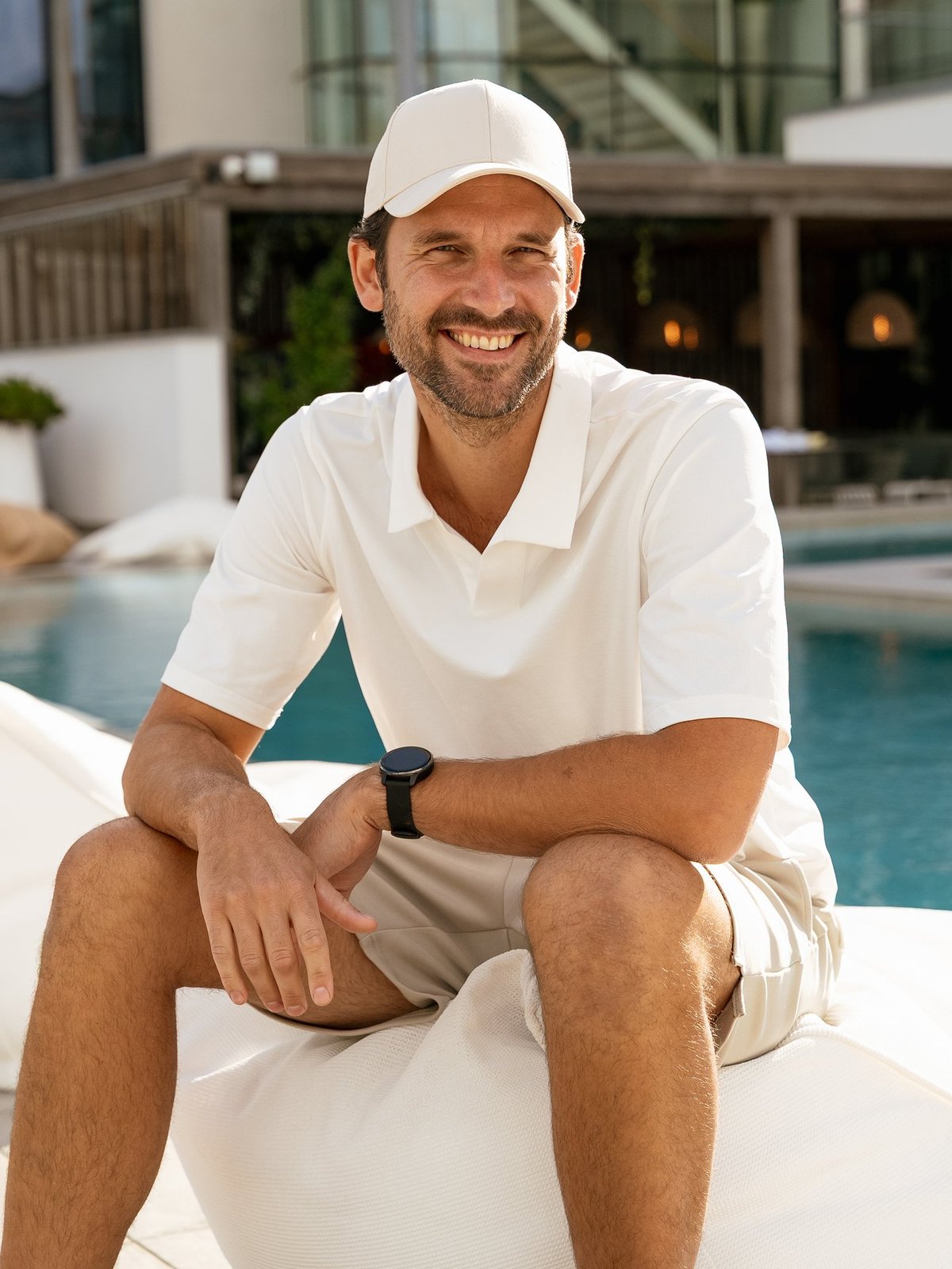 Twentyfour Mode Flex Pique Hvit