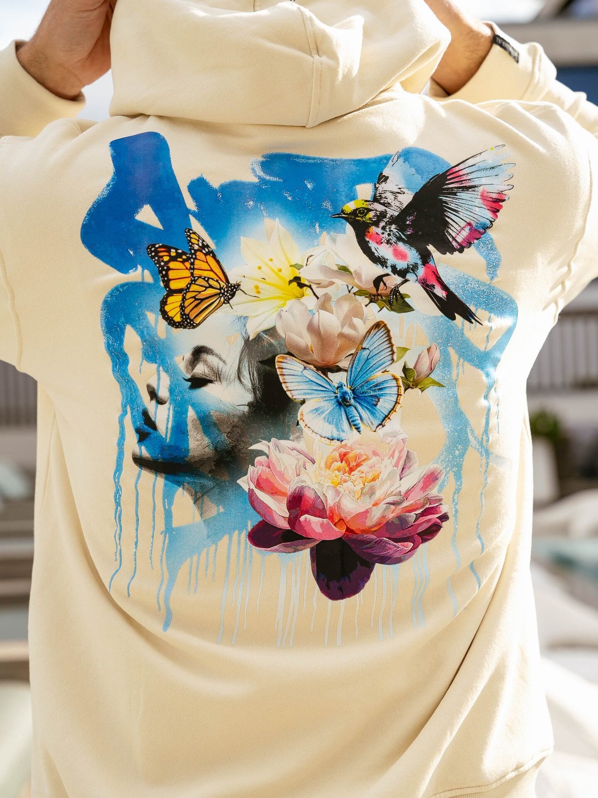 Twentyfour & Art Hoodie U Hvit