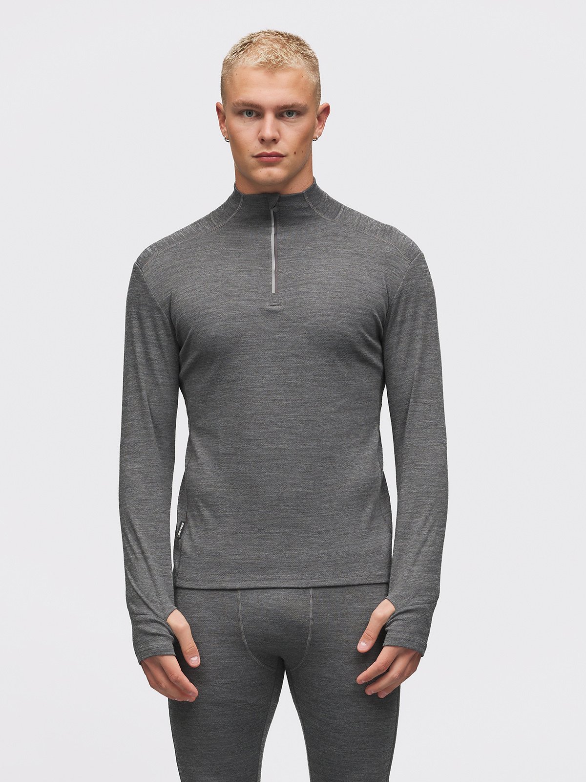 Twentyfour Flow Active Ulltopp Gråmelert