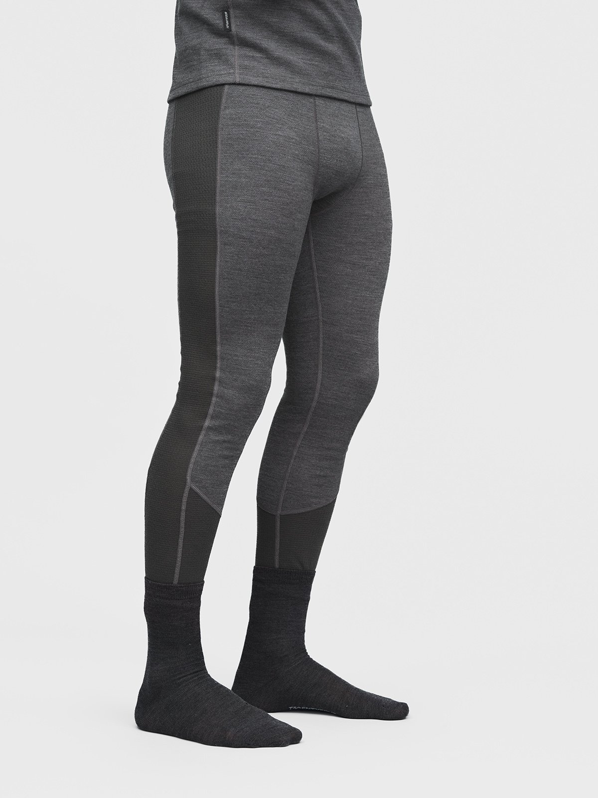 Twentyfour Flow Active Ulltights Gråmelert