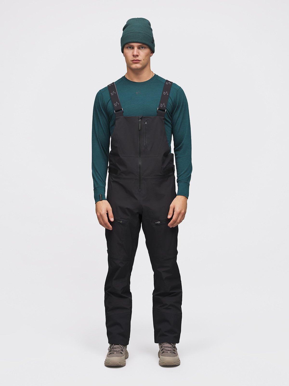 Twentyfour Aurora 3-Lags Bib Skallbukse Sort