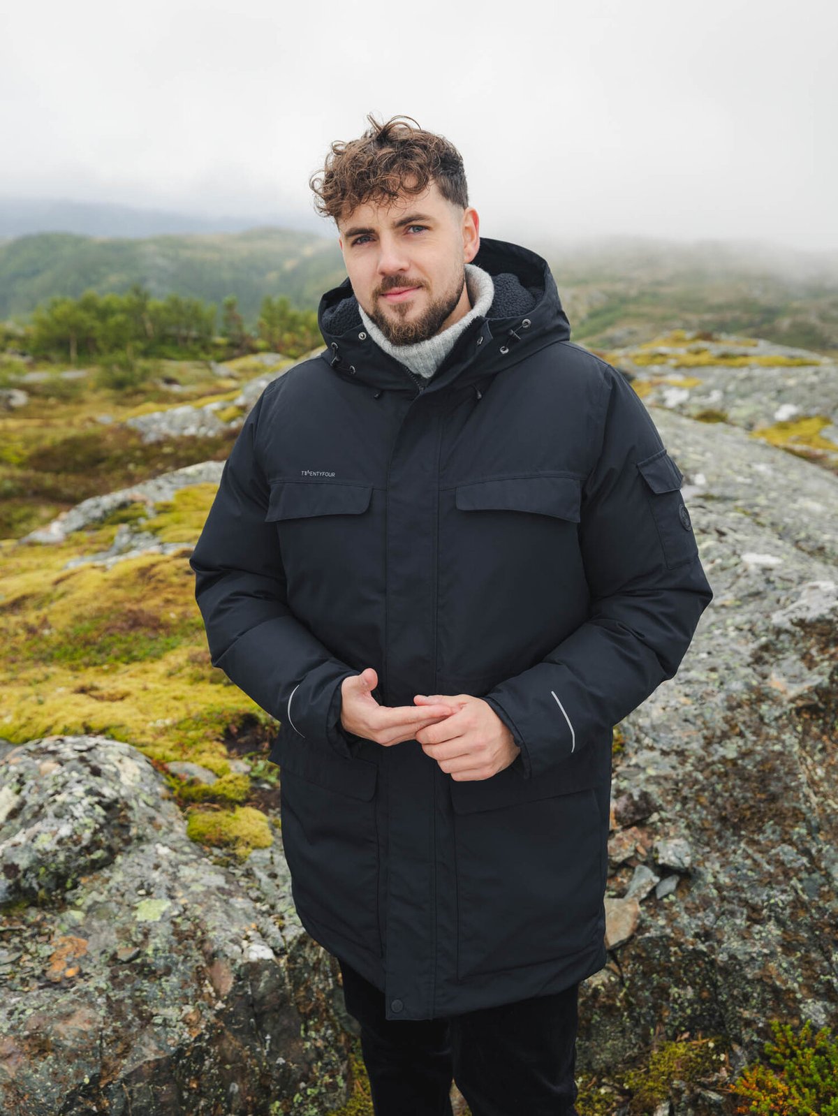 Twentyfour Aurora Arlo Parka Sort