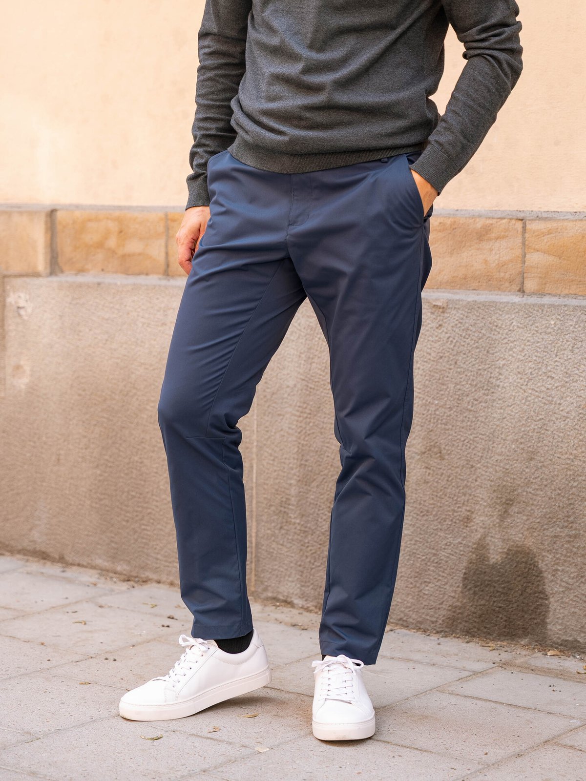 Twentyfour Mode Twill Pants Marine