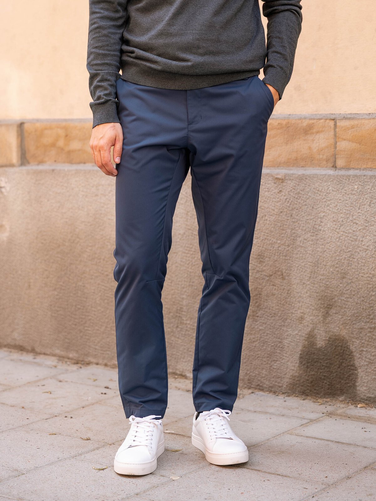 Twentyfour Mode Twill Pants Marine