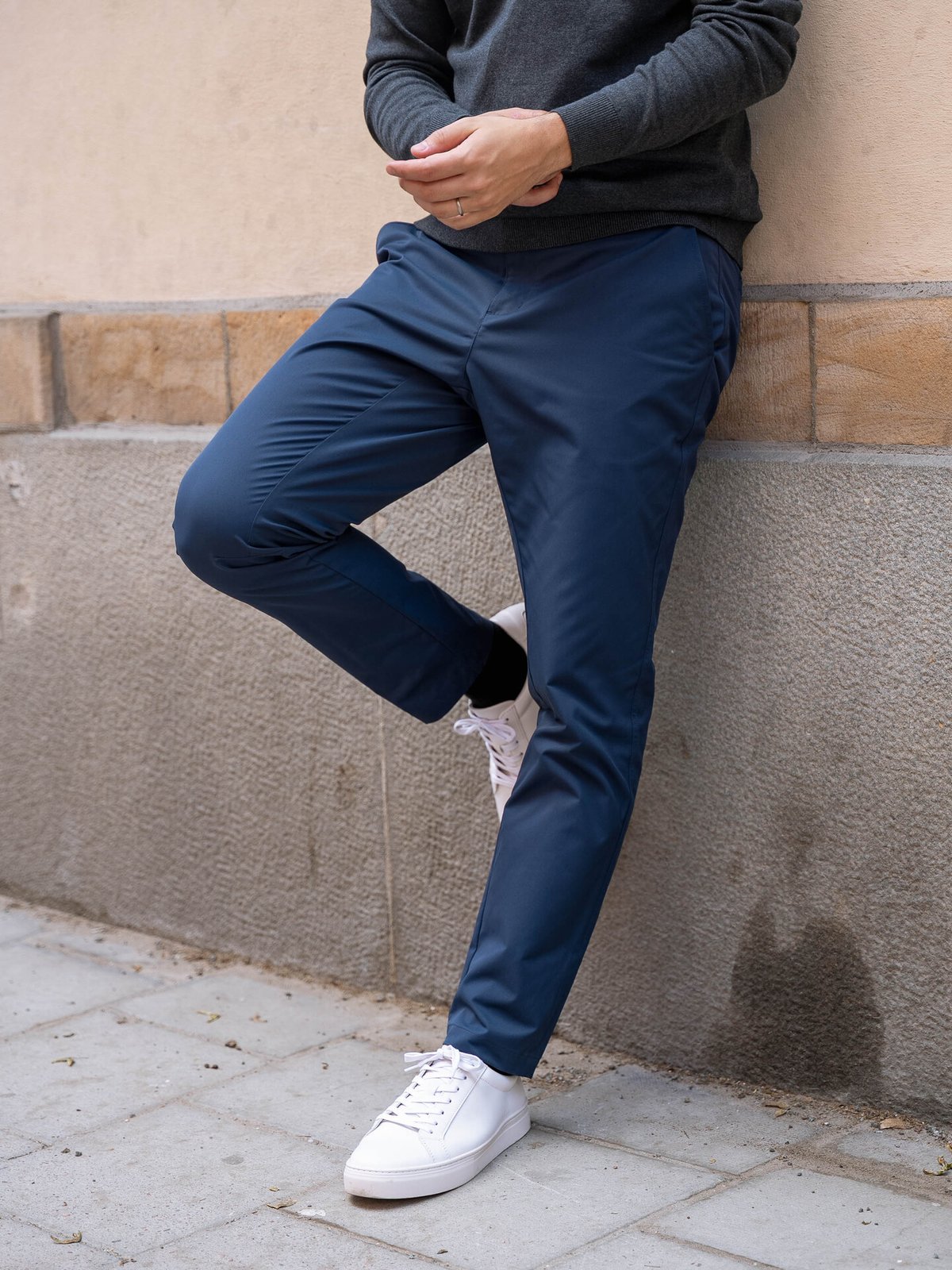 Twentyfour Mode Twill Pants Marine
