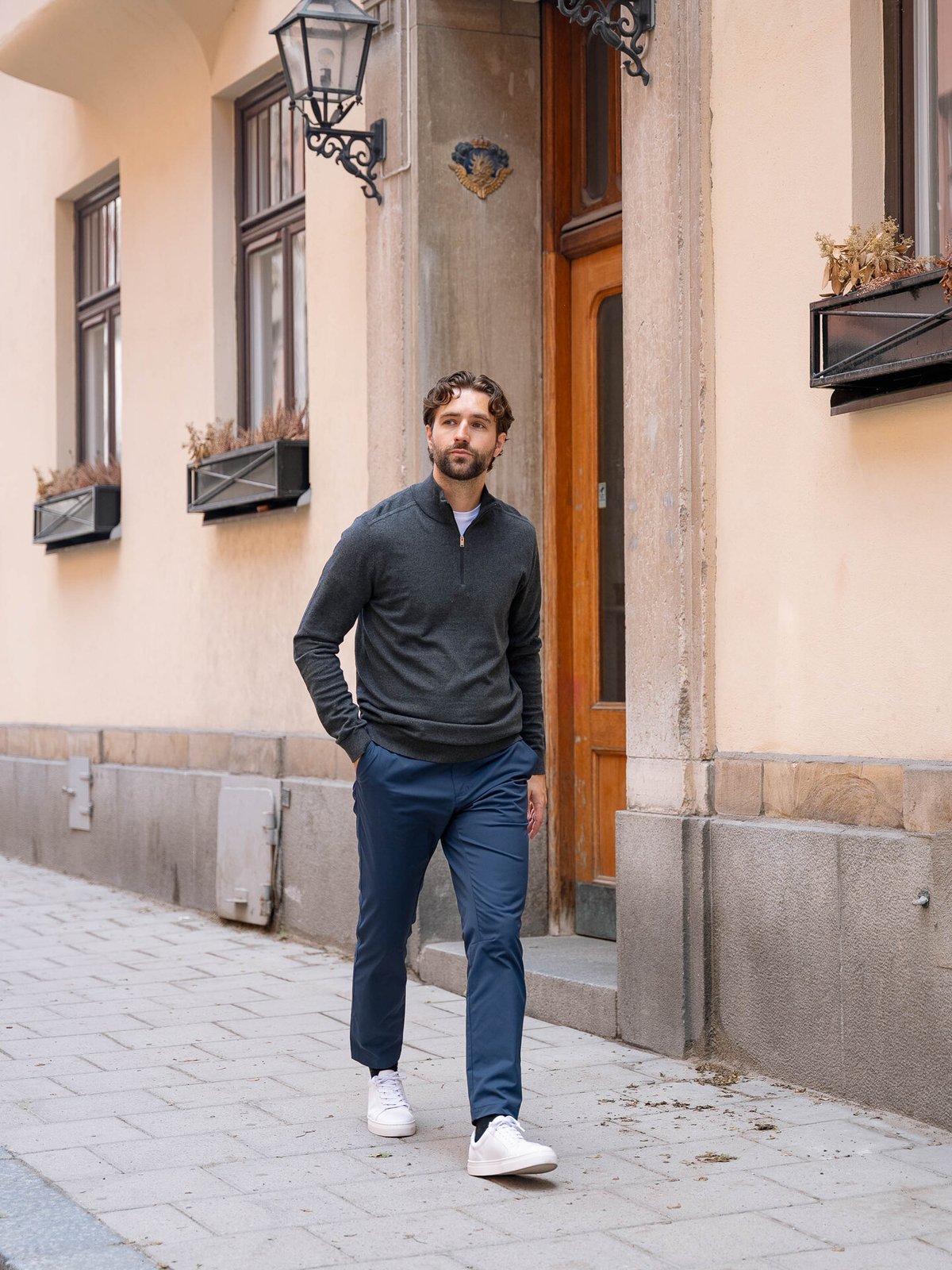 Twentyfour Mode Twill Pants Marine
