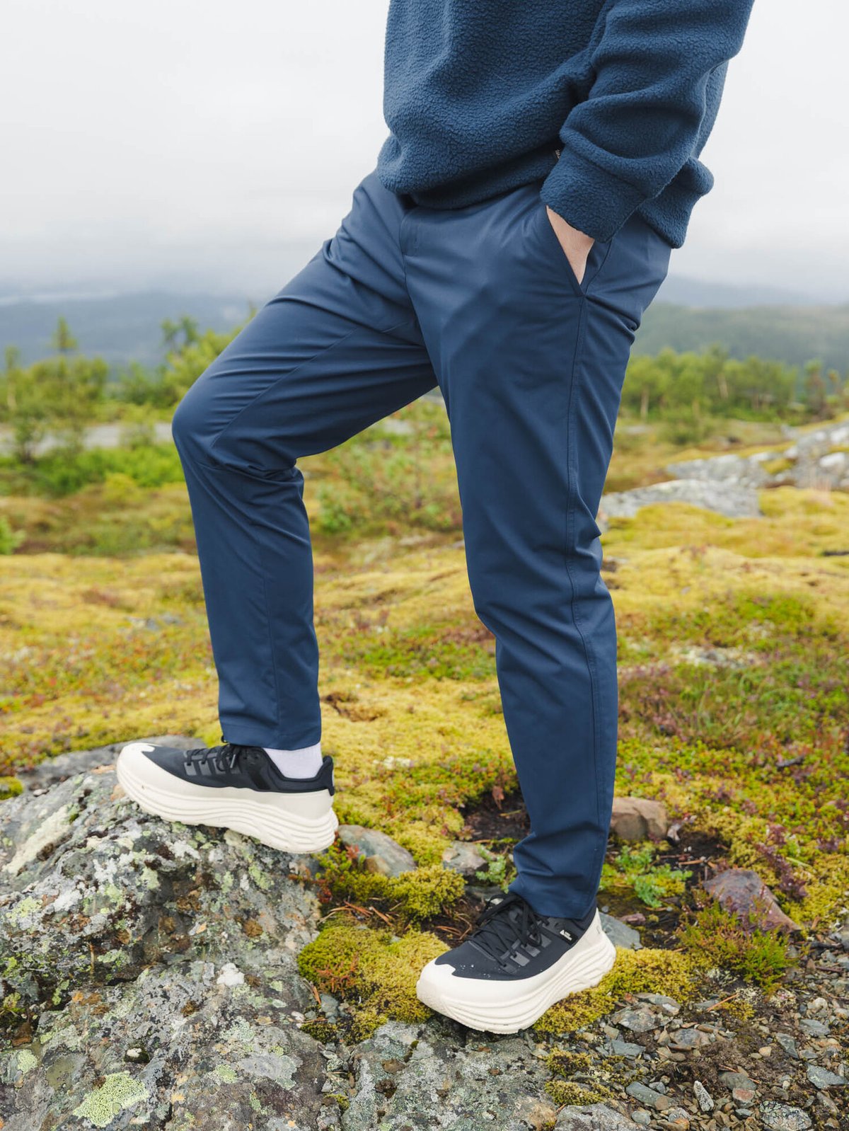 Twentyfour Mode Twill Pants Marine