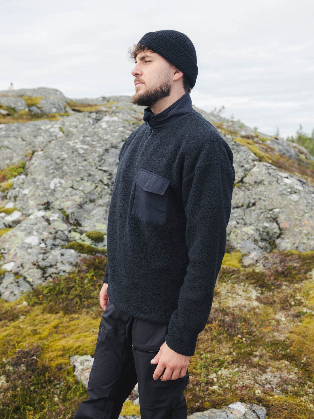Twentyfour Mode Zac Half Zip Fleece Sort