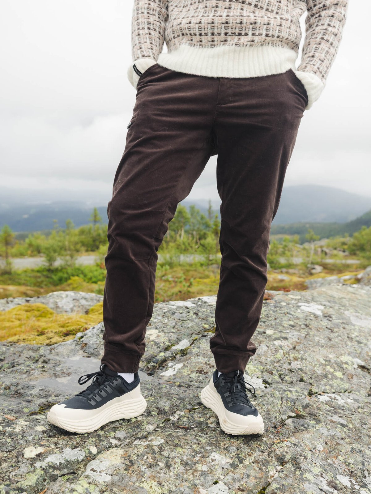 Twentyfour Aurora Cordbukse Mørk brun