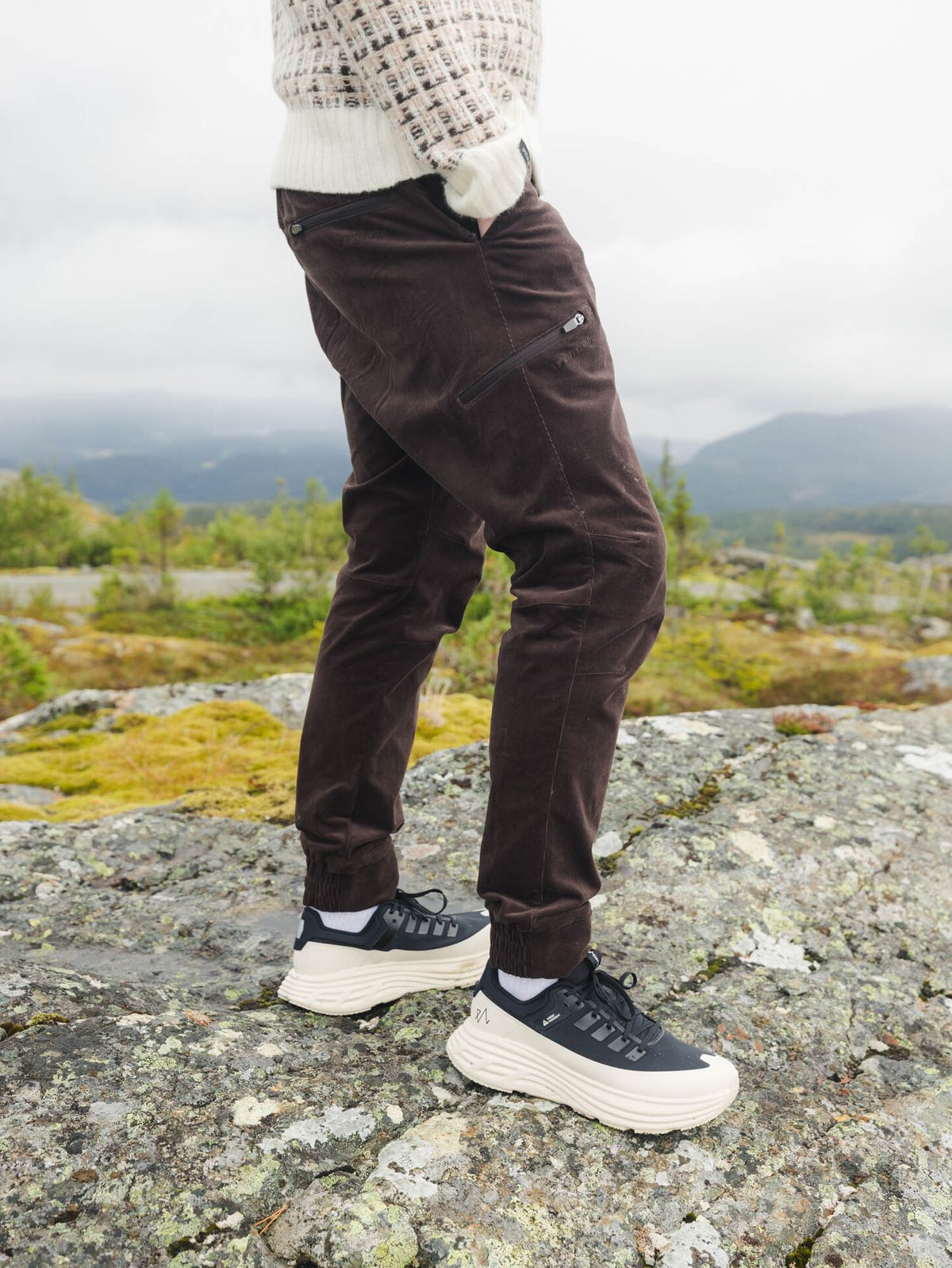 Twentyfour Aurora Cordbukse Mørk brun