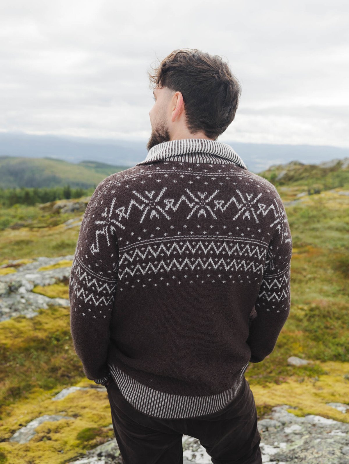 Twentyfour Legacy Half Zip Ullgenser Brun