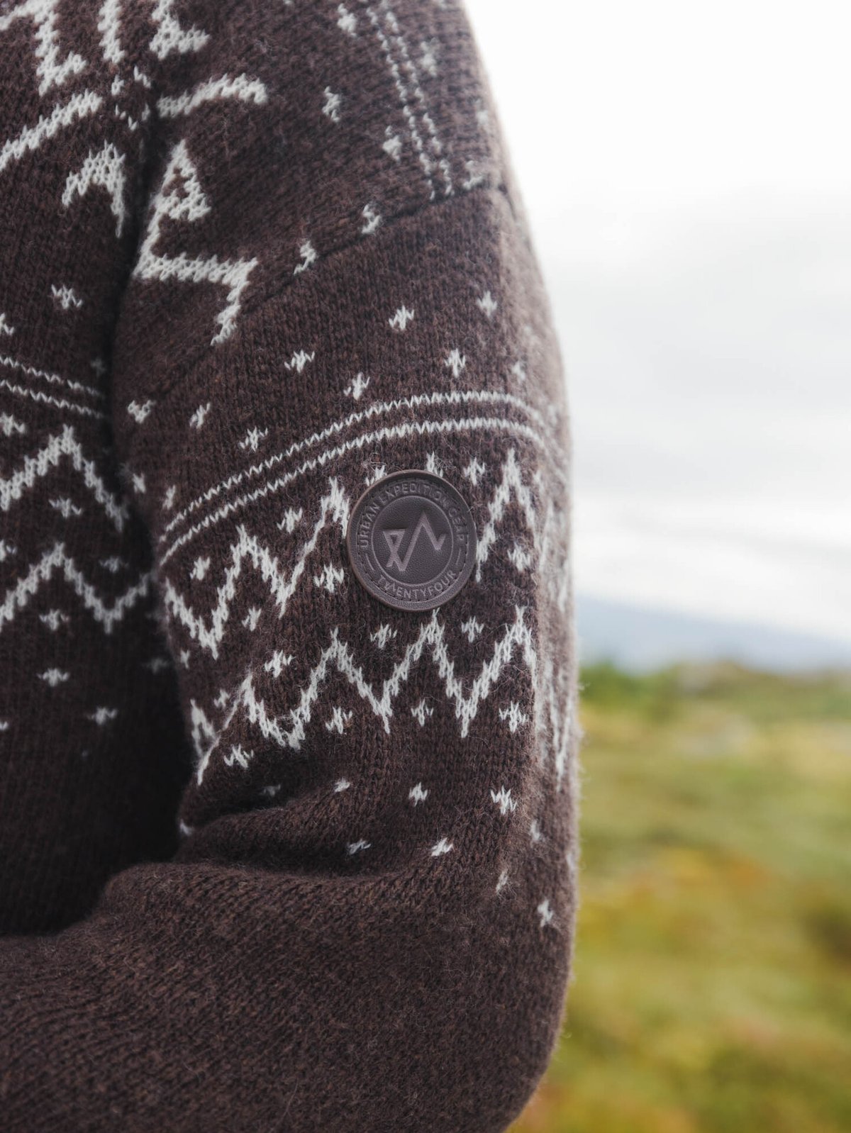 Twentyfour Legacy Half Zip Ullgenser Brun