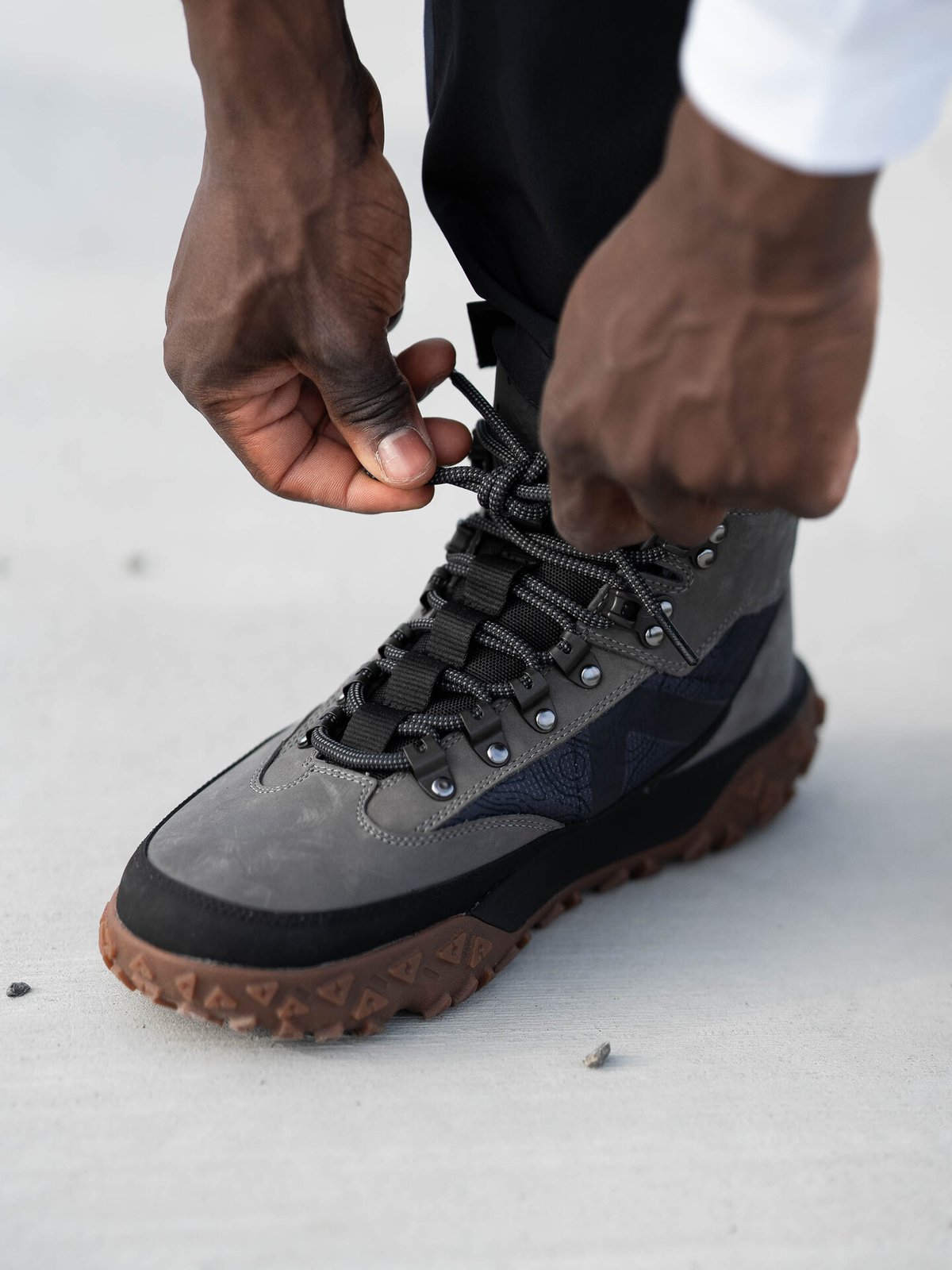 Timberland GreenStride™ Motion 6 Mid Lace-Up Waterproof Hiking Boot Grey Nubuck