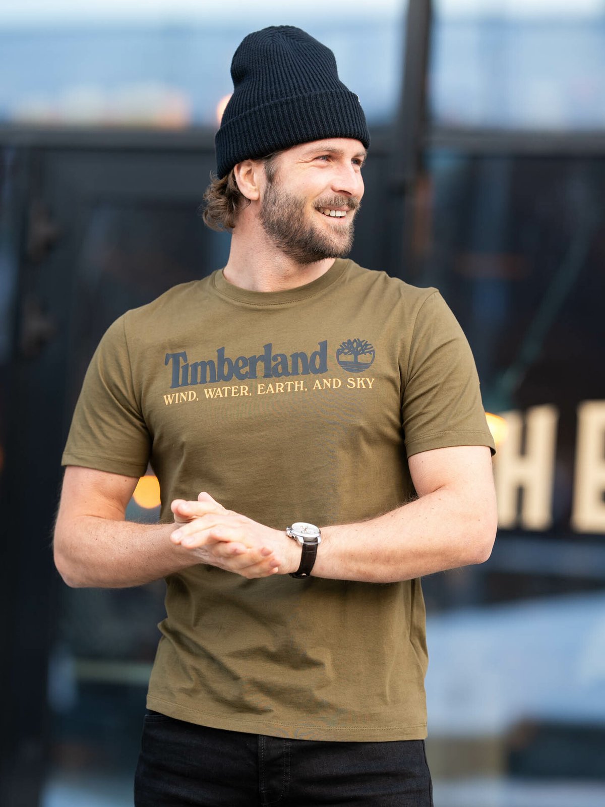 Timberland Short Sleeve Front Graphic Tee Grønn