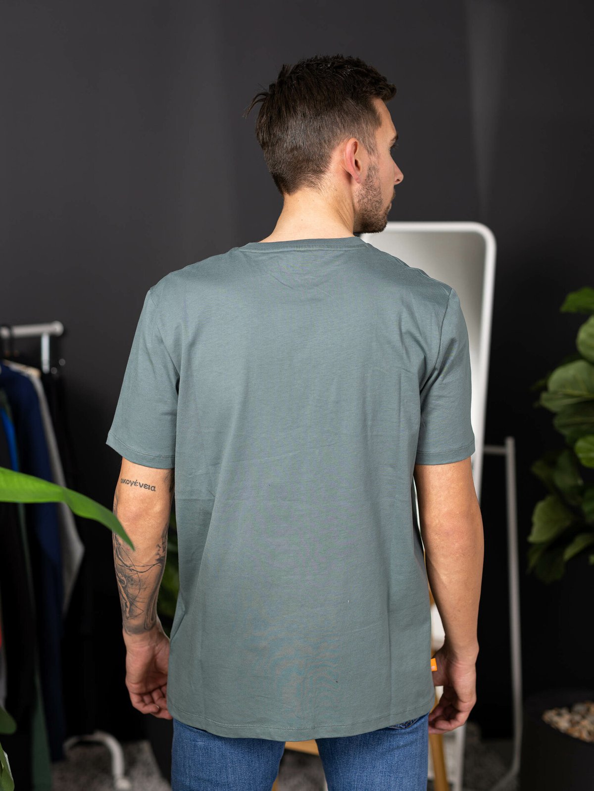 Timberland Short Sleeve Front Graphic Tee Green