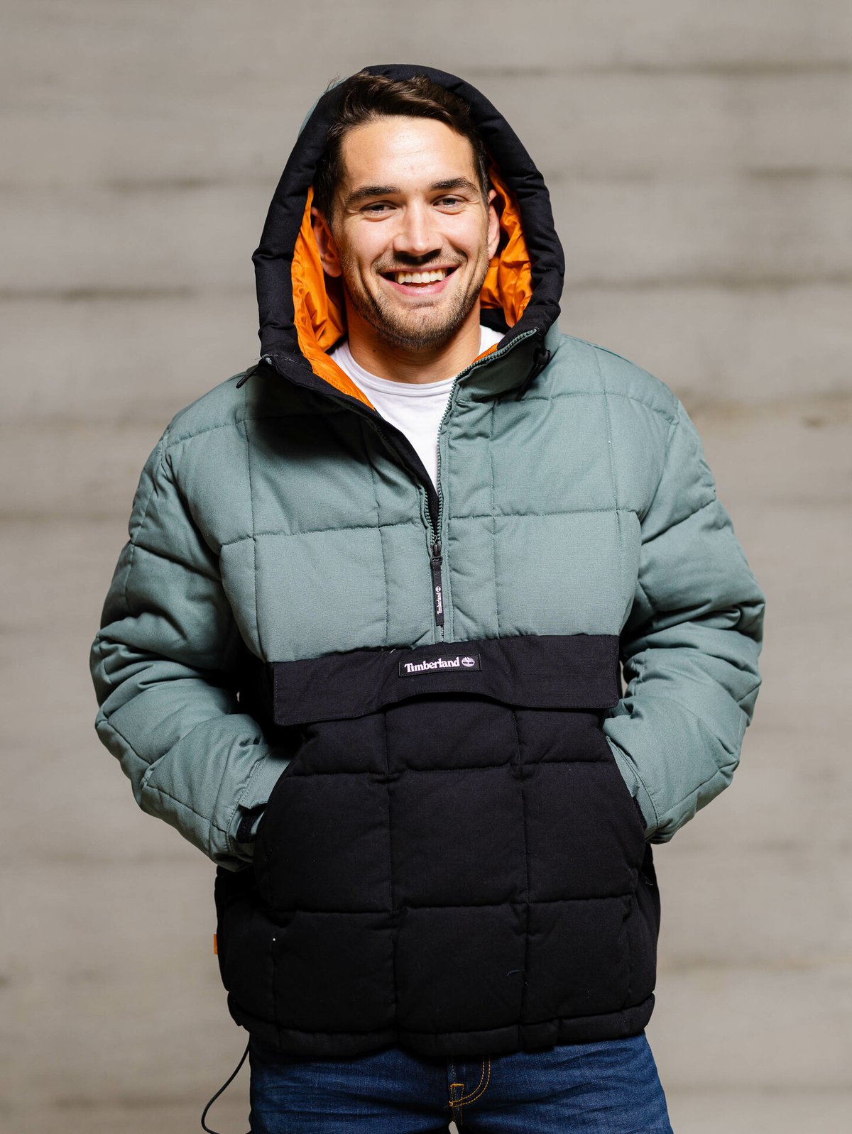 Timberland Progressive Utility Duck Canvas Pullover Balsam Green/Black