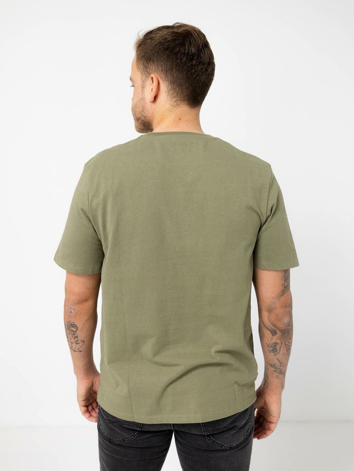 Timberland Woven Badge Tee Green