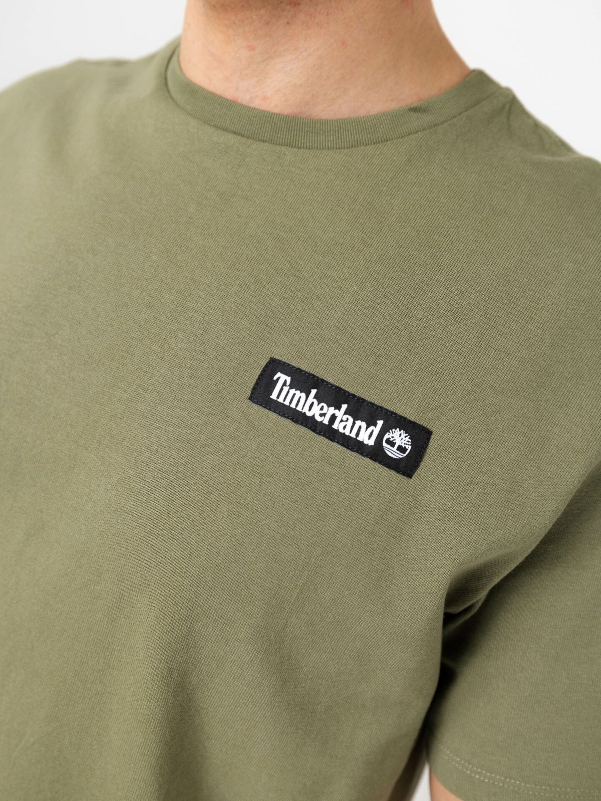Timberland Woven Badge Tee Green