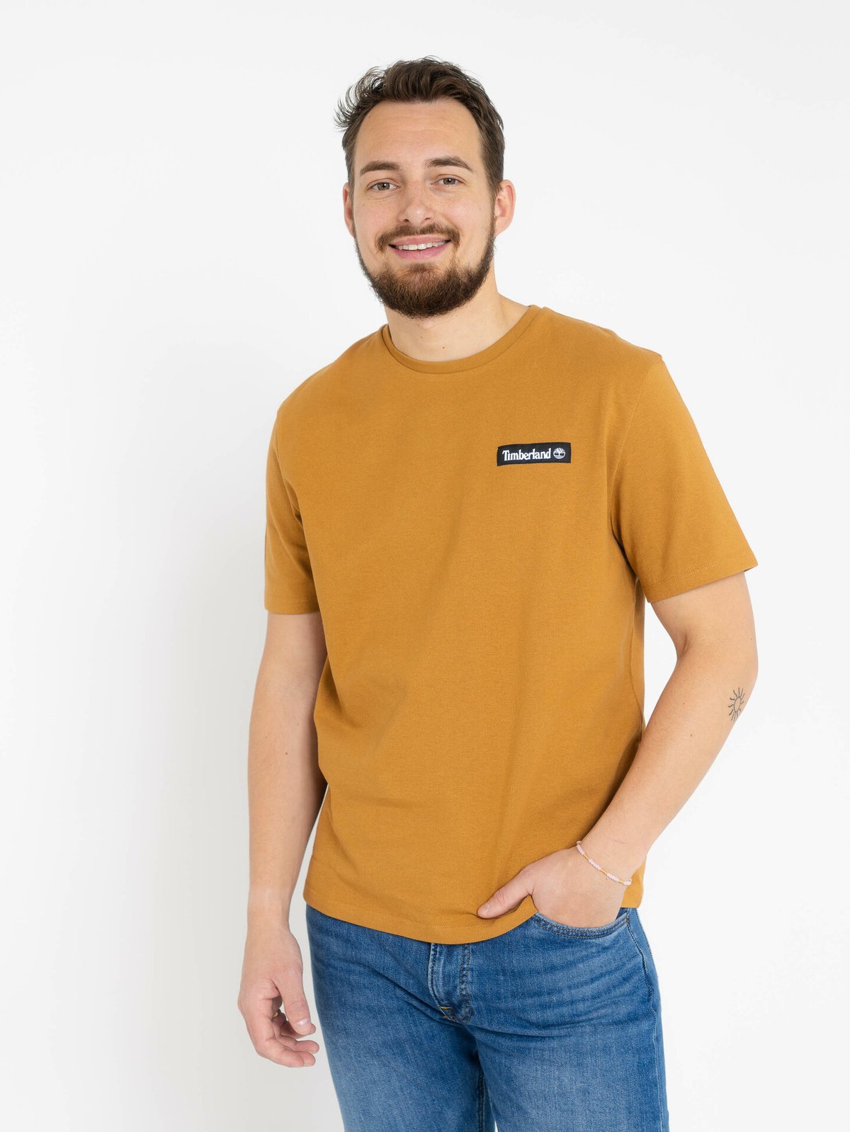 Timberland Woven Badge Tee Wheat Boot