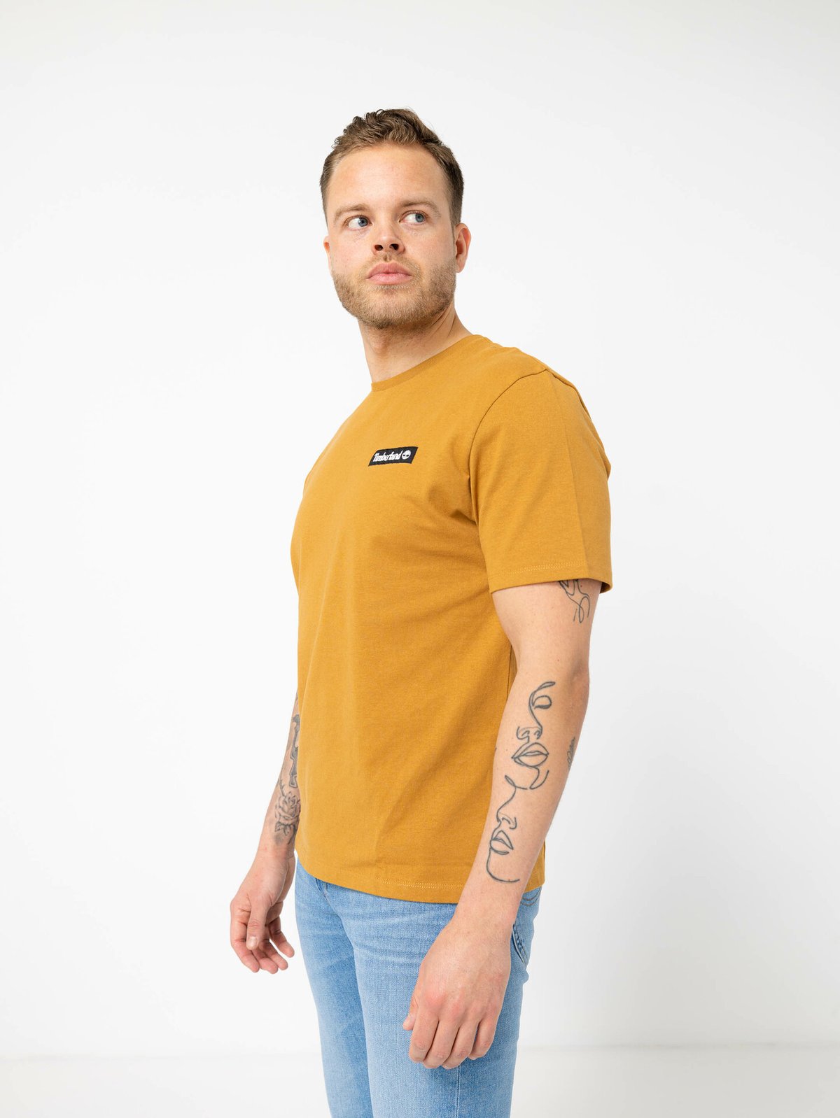 Timberland Woven Badge Tee Wheat Boot