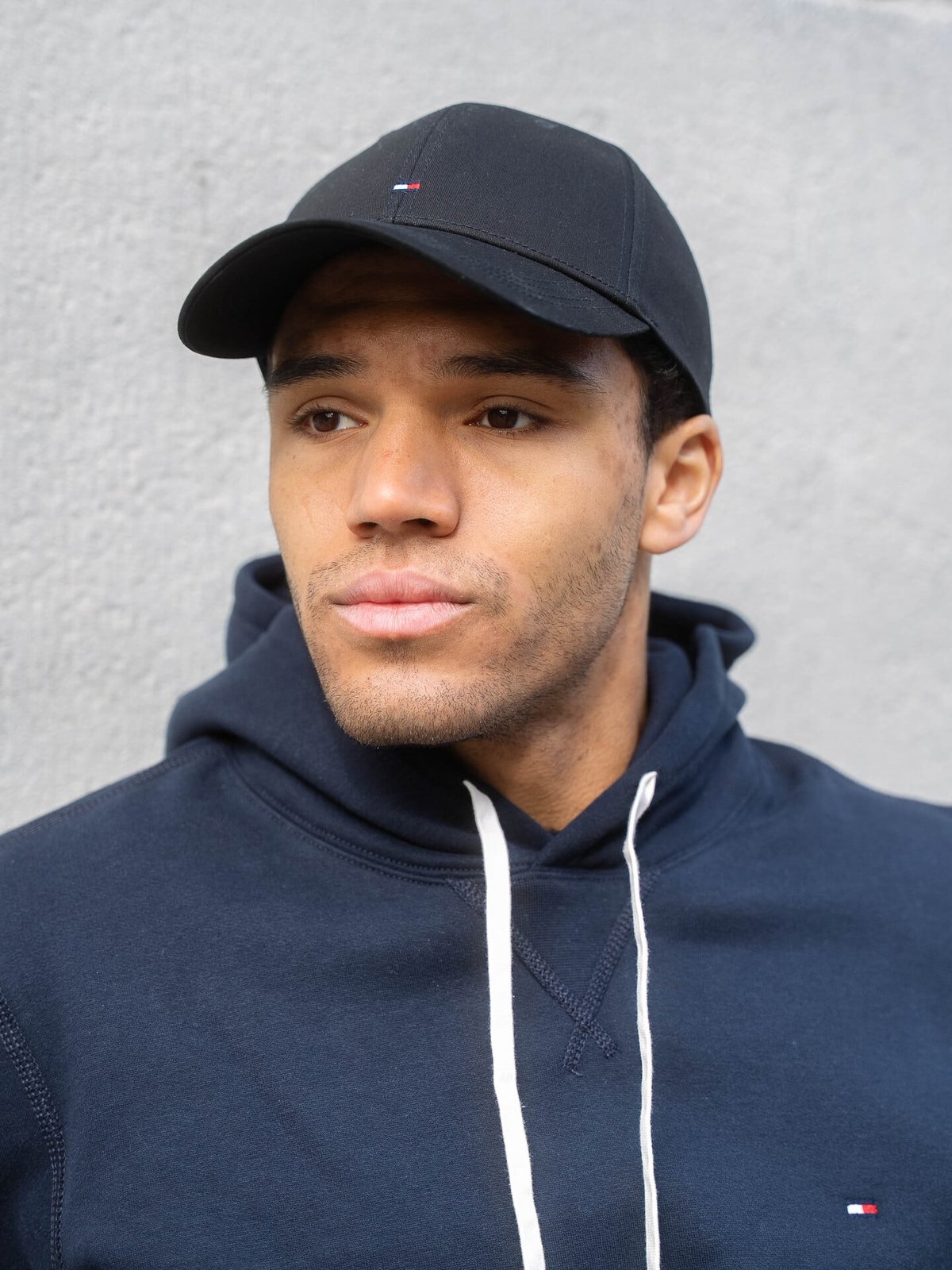 Tommy Hilfiger Classic Baseball Cap Flag Black