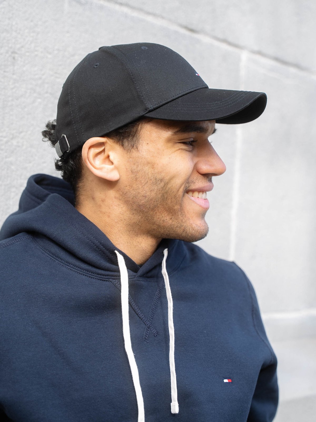 Tommy Hilfiger Classic Baseball Cap Flag Black