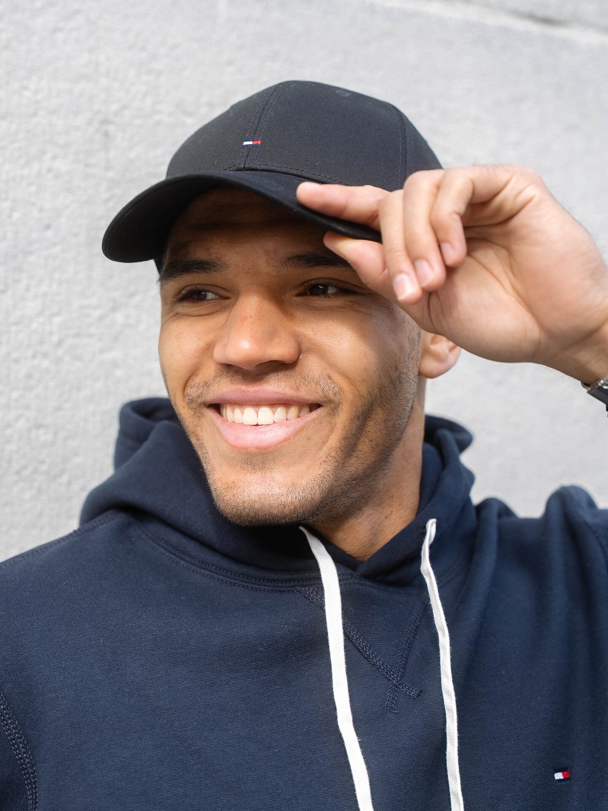 Tommy Hilfiger Classic Baseball Cap Flag Black