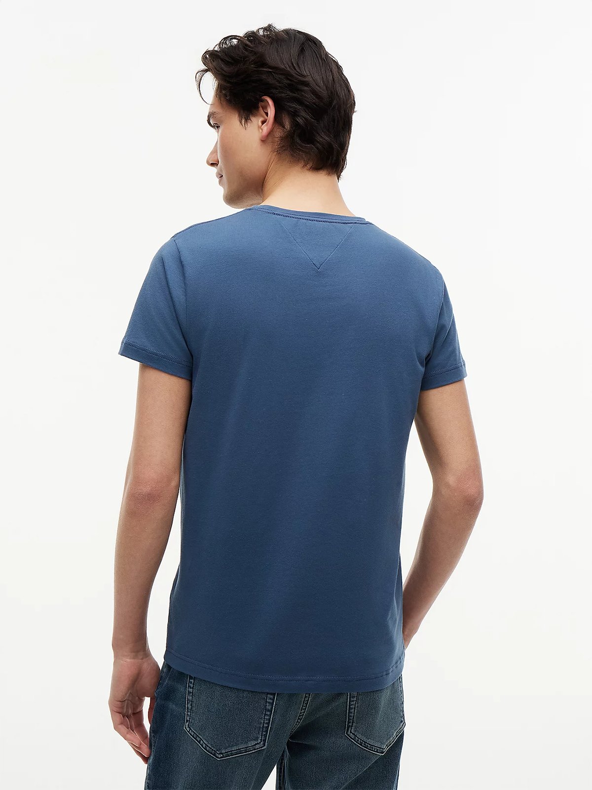 Tommy Hilfiger Stretch Slim Fit Tee Aegean Sea