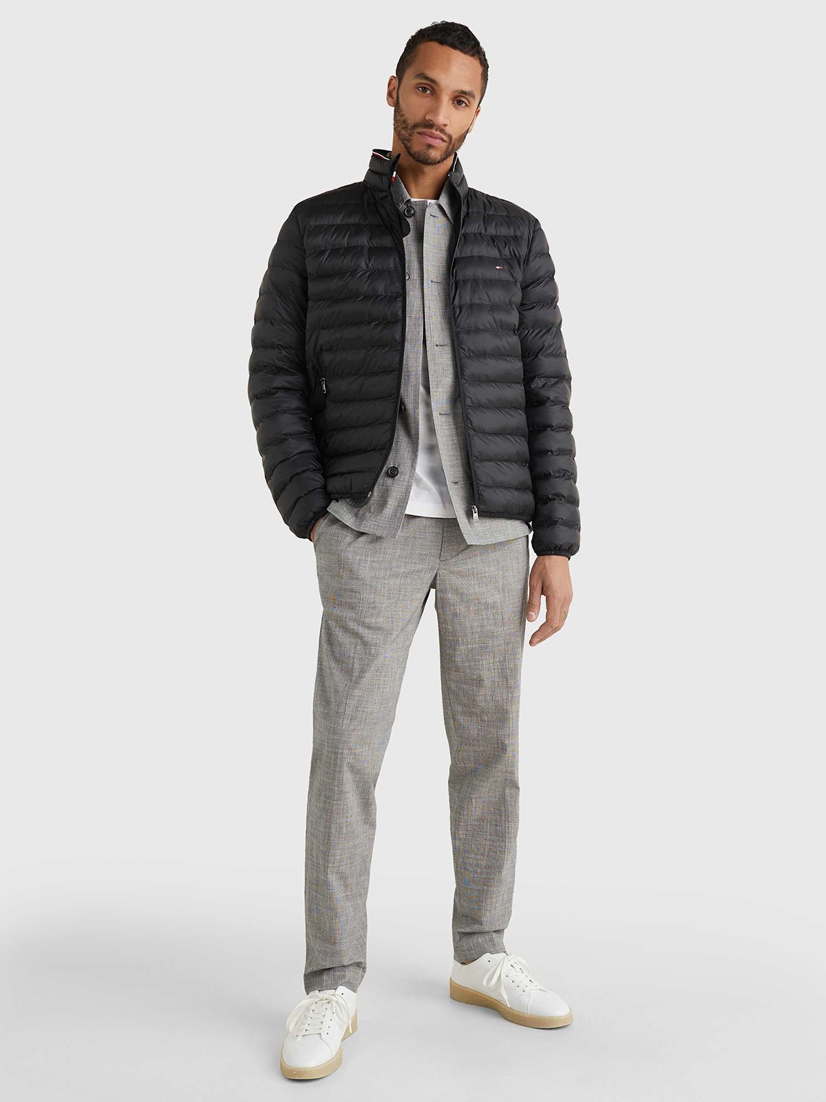 Tommy Hilfiger Core Packable Recycled Jacket Black