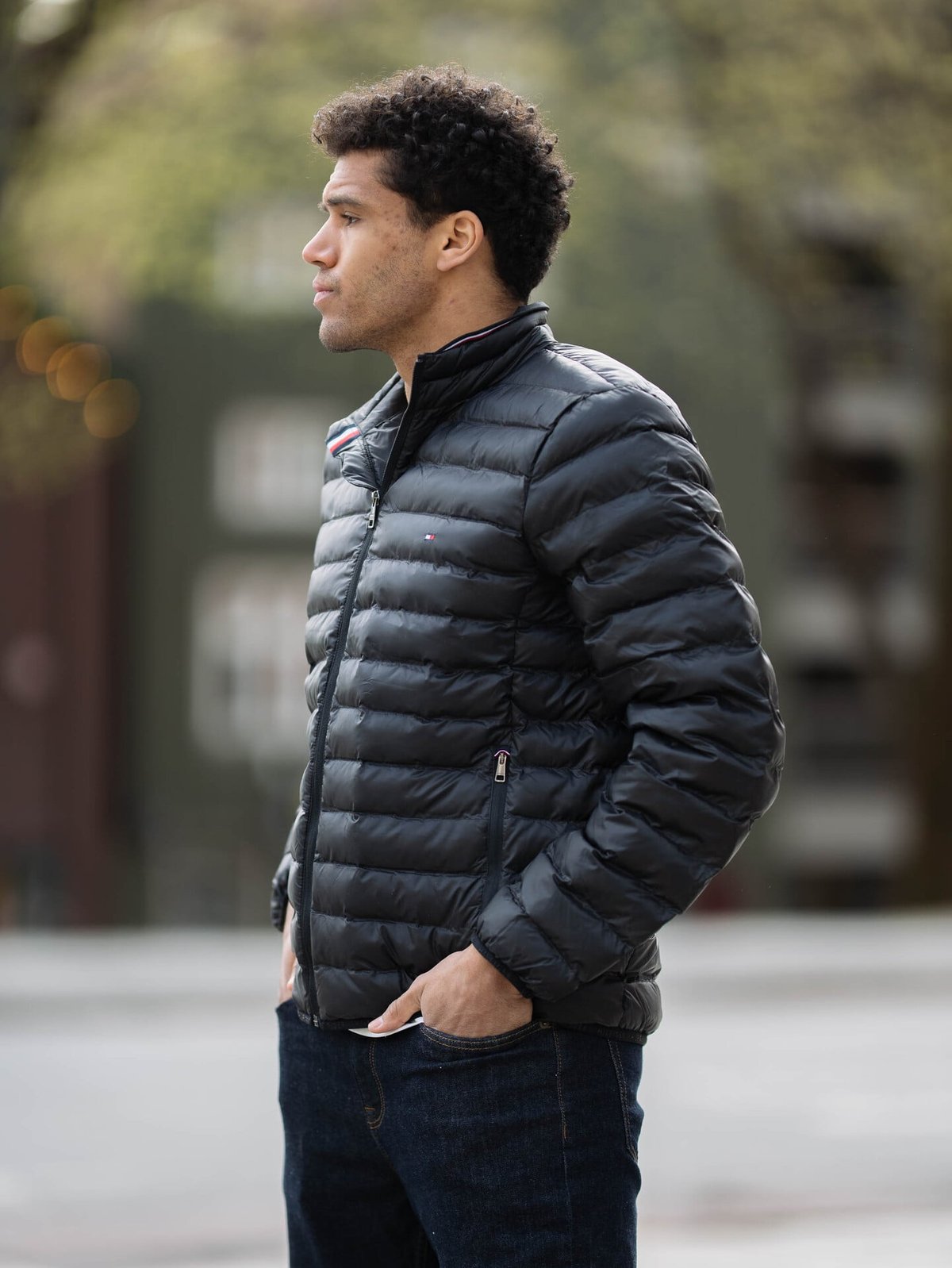 Tommy Hilfiger Core Packable Recycled Jacket Black