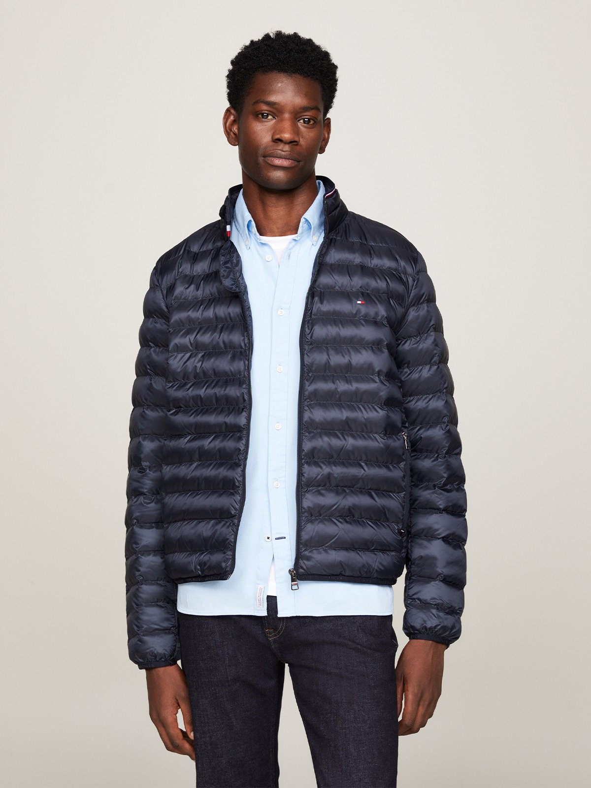 Tommy Hilfiger Core Packable Recycled Jacket Navy