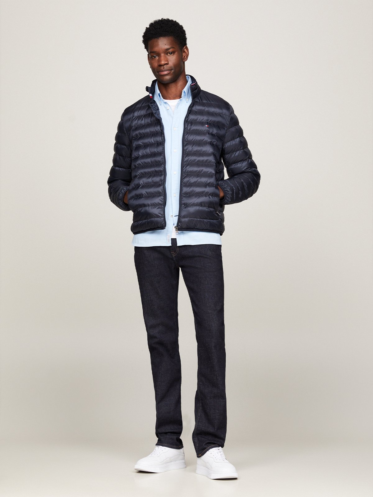 Tommy Hilfiger Core Packable Recycled Jacket Navy