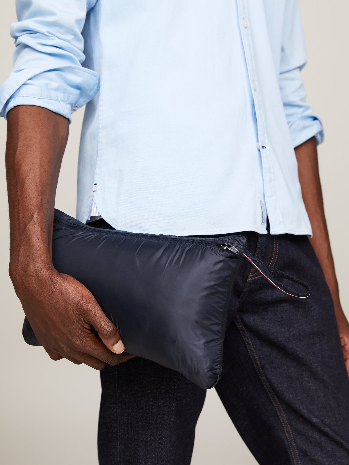 Tommy Hilfiger Core Packable Recycled Jacket Navy