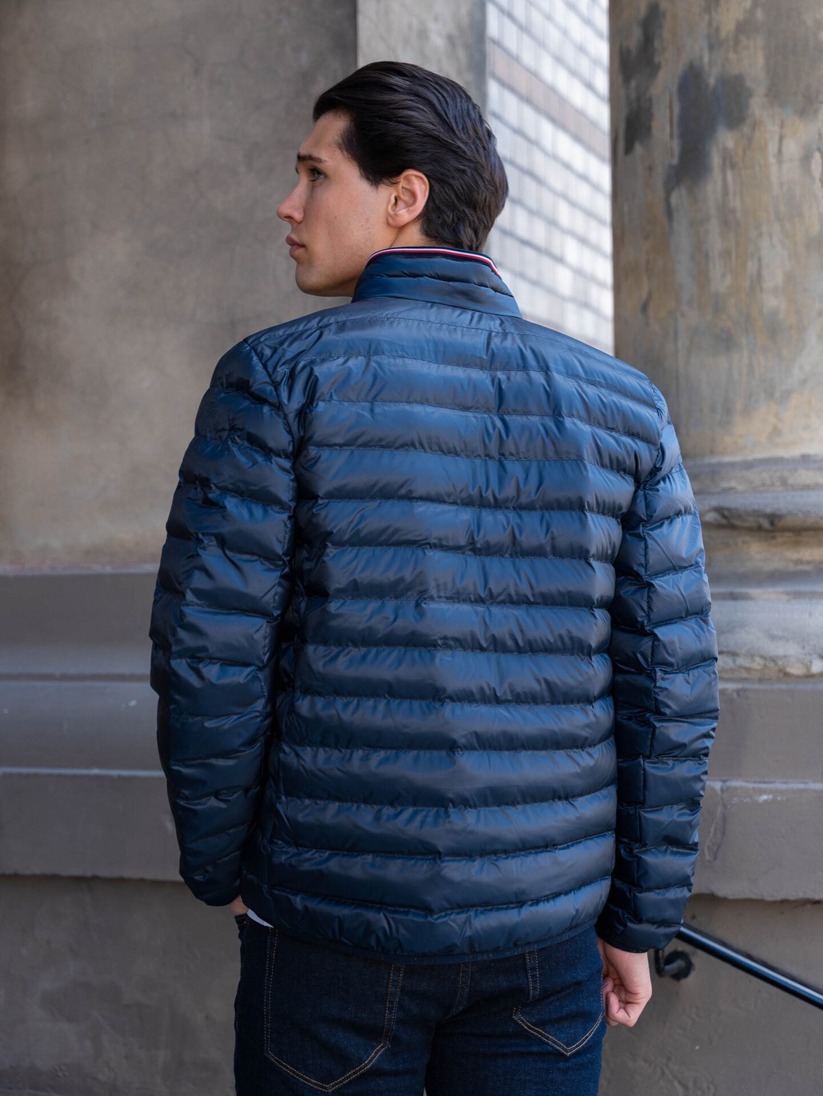 Tommy Hilfiger Core Packable Recycled Jacket Navy