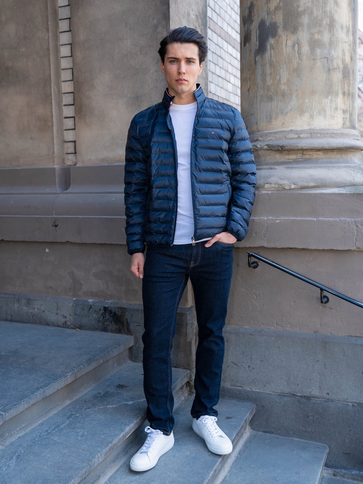Tommy Hilfiger Core Packable Recycled Jacket Navy