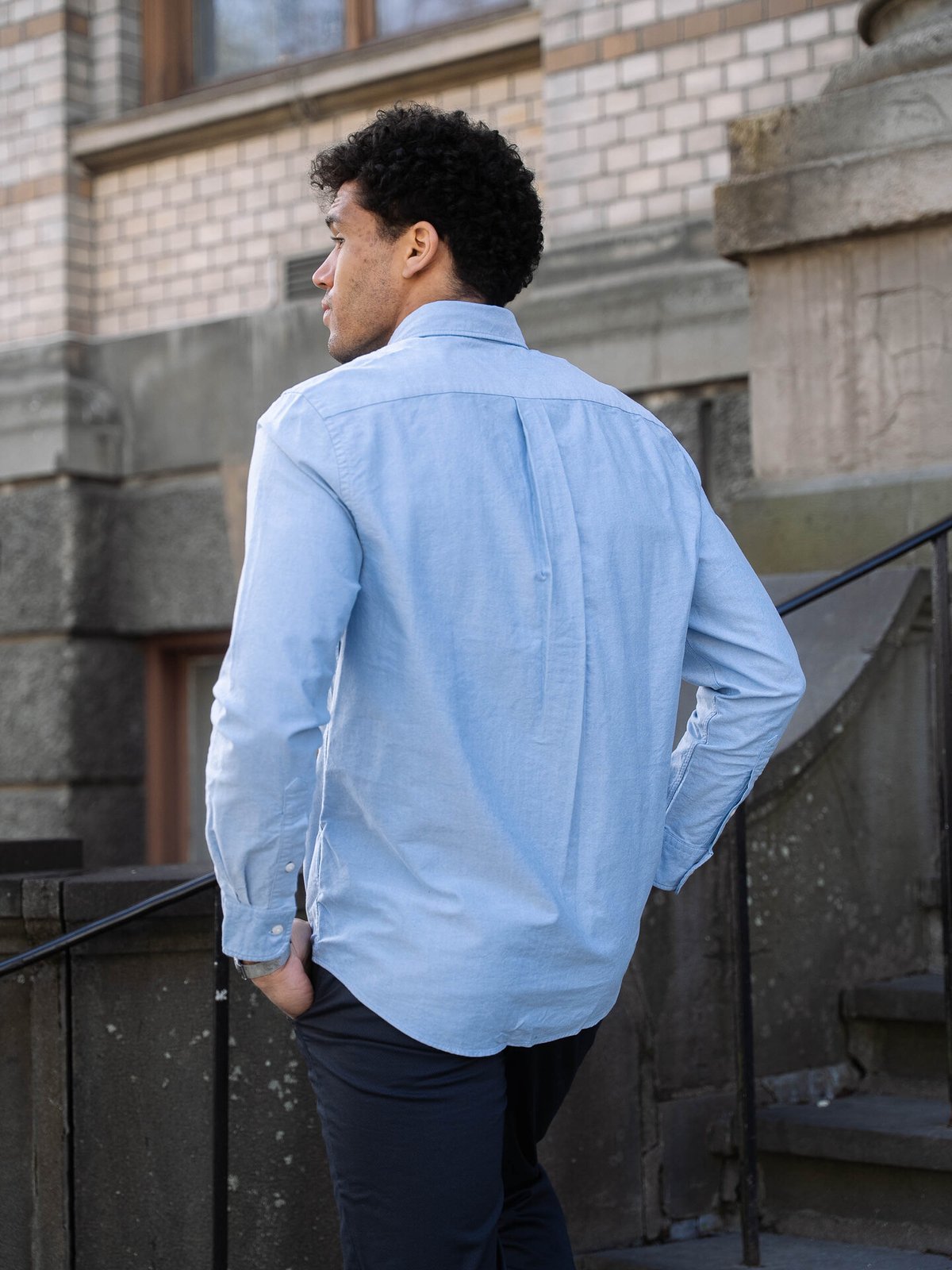 Tommy Hilfiger Solid Heritage Oxford RF Shirt Aegean Sea