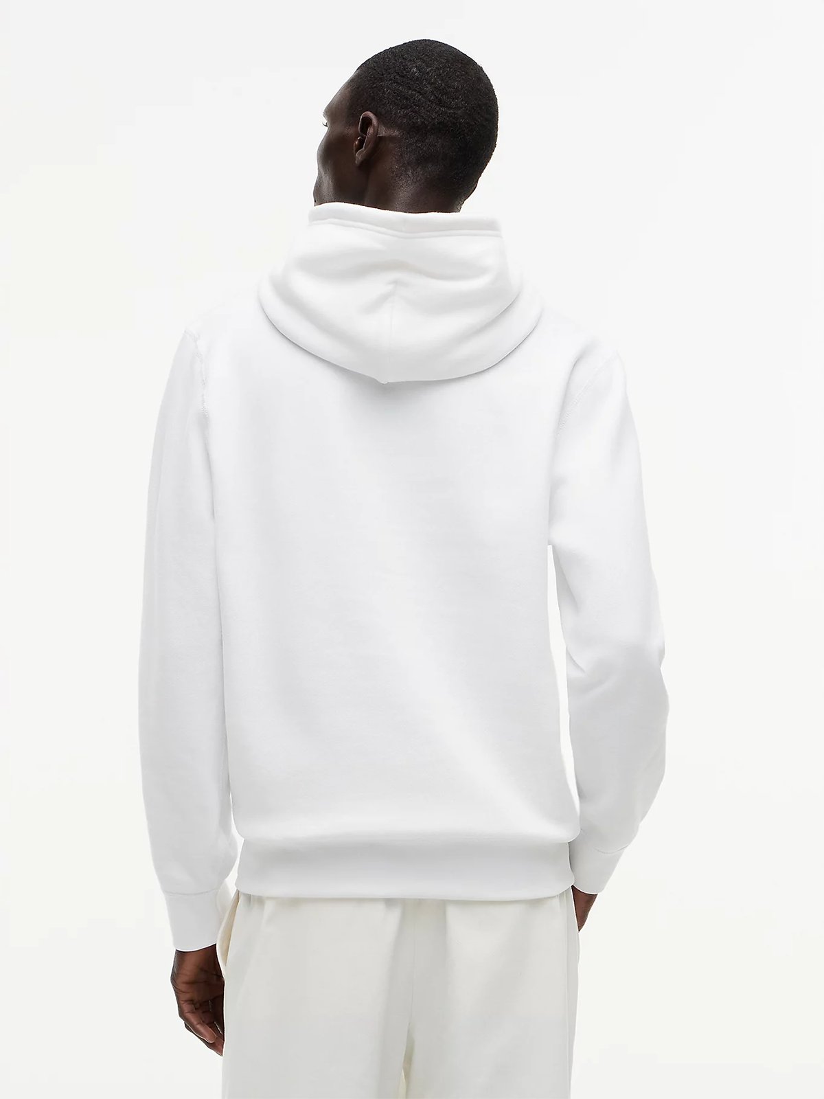 Tommy Hilfiger Essential Fleece Hoody White
