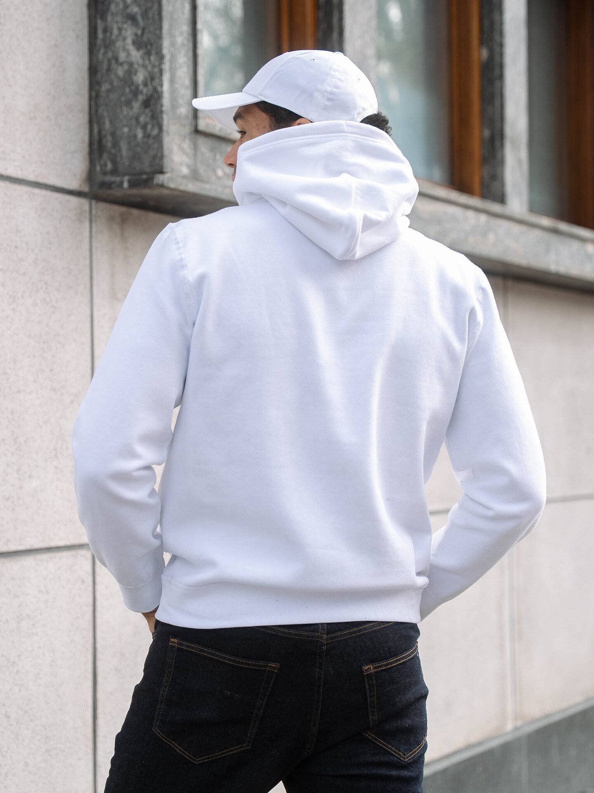Tommy Hilfiger Essential Fleece Hoody White
