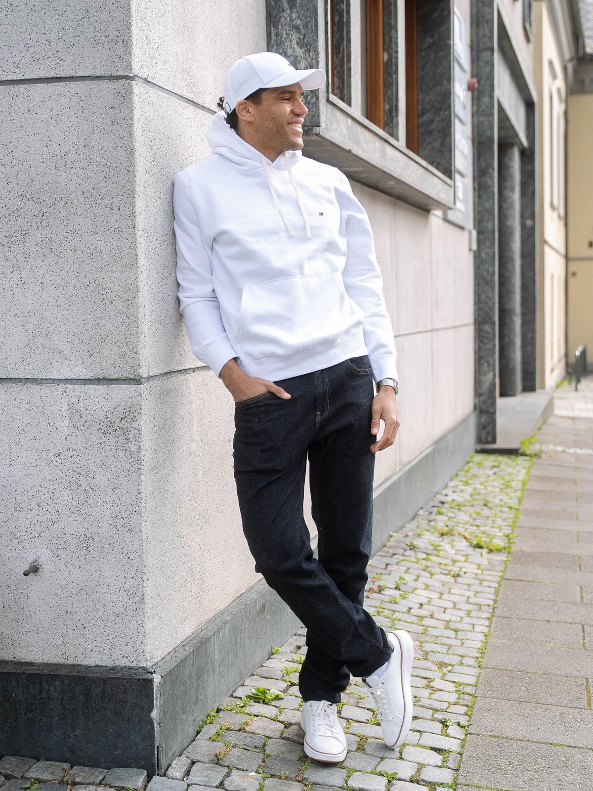 Tommy Hilfiger Essential Fleece Hoody White