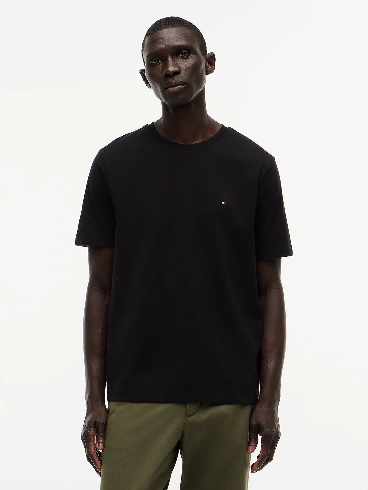 Tommy Hilfiger Essential Reg Fit Solid Tee Black