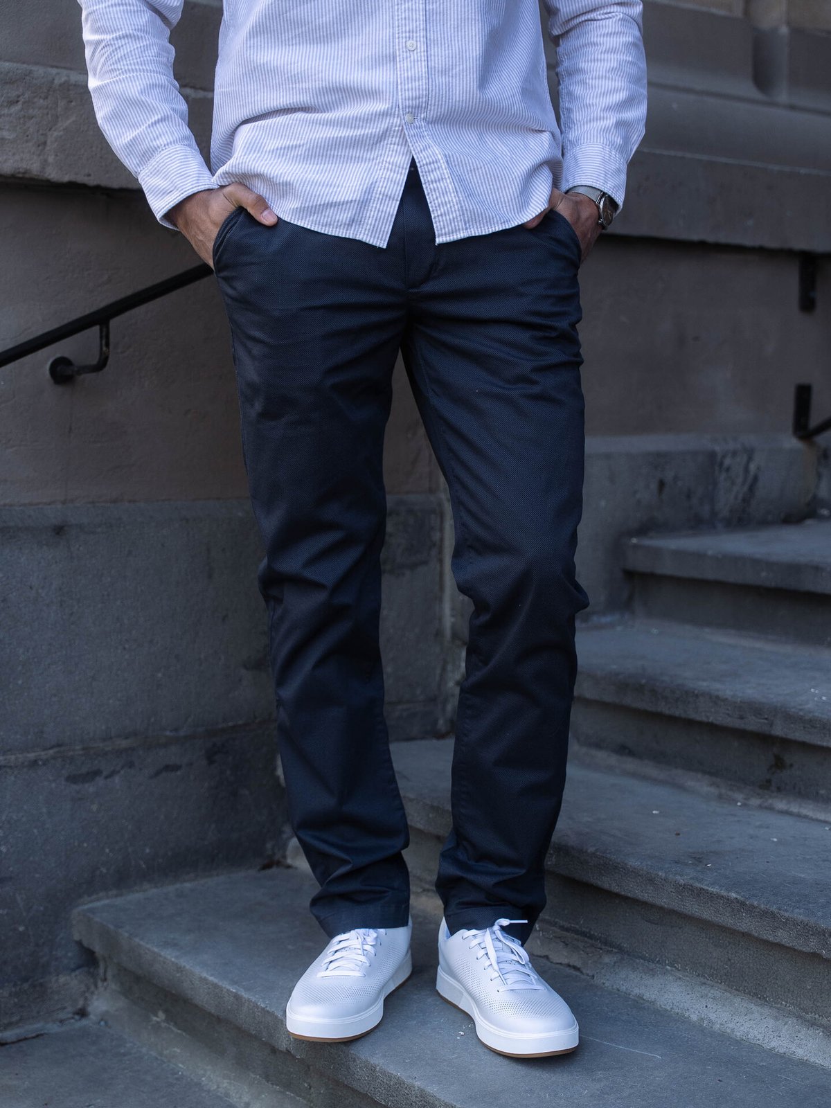 Tommy Hilfiger Denton Printed Structure Chino Desert Sky