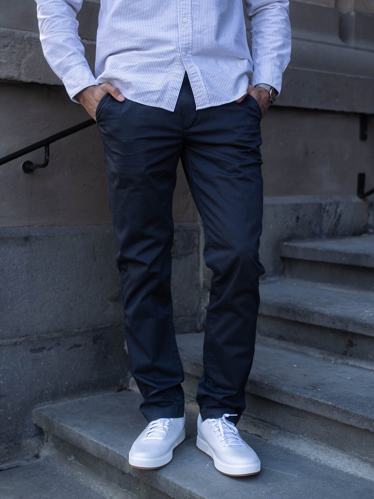 Tommy Hilfiger Denton Printed Structure Chino Desert Sky