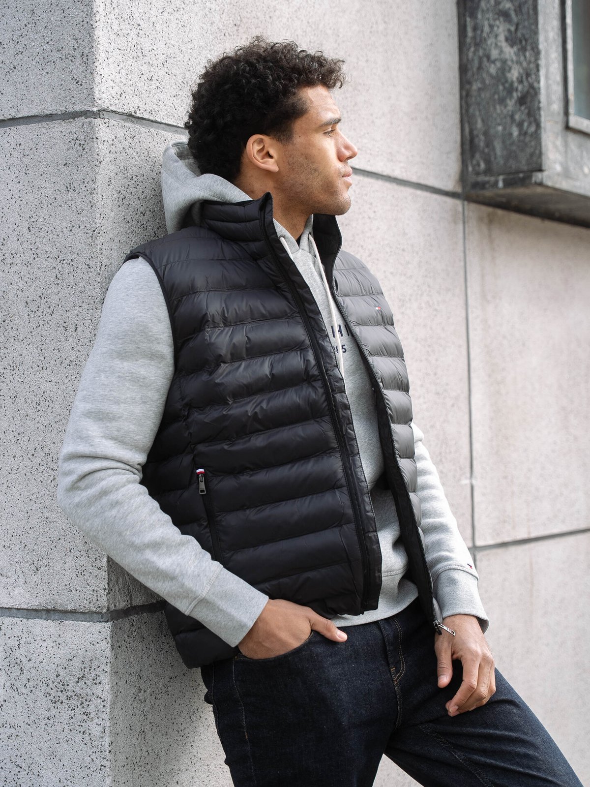 Tommy Hilfiger Core Packable Recycled Vest Black