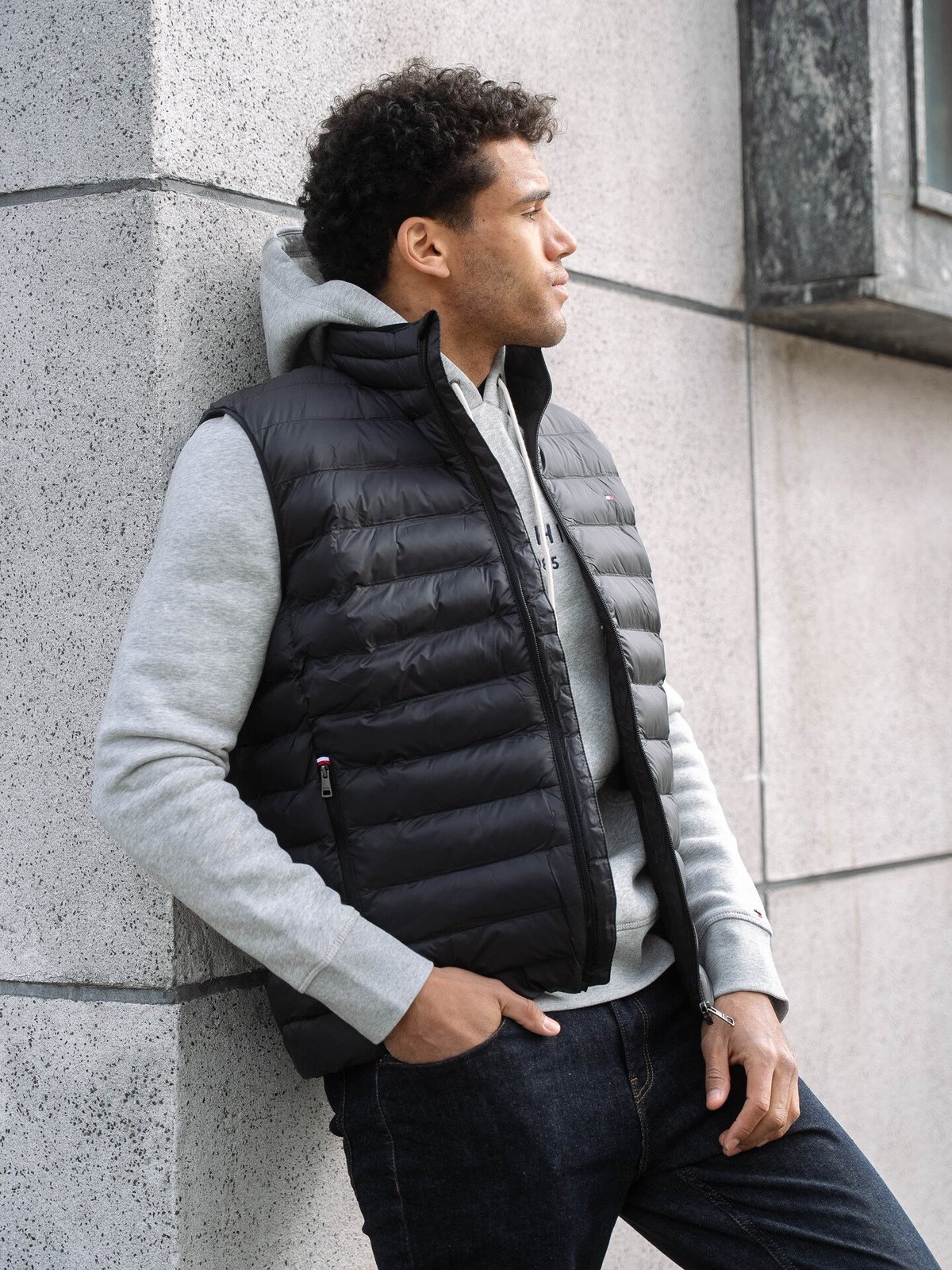 Tommy Hilfiger Core Packable Recycled Vest Black