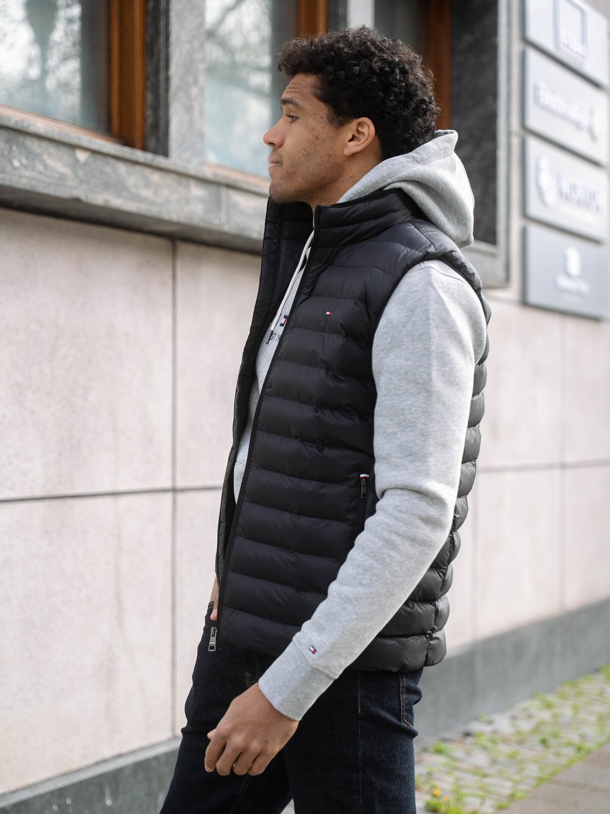 Tommy Hilfiger Core Packable Recycled Vest Black