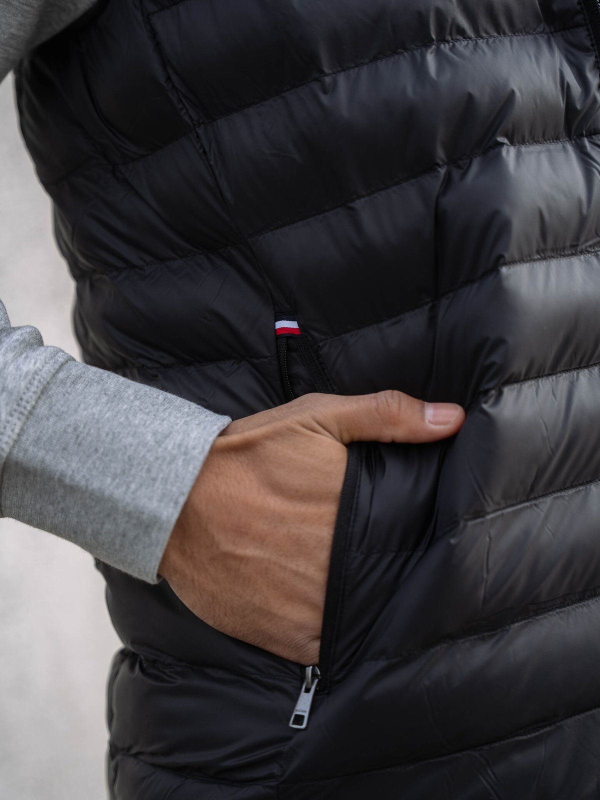 Tommy Hilfiger Core Packable Recycled Vest Black
