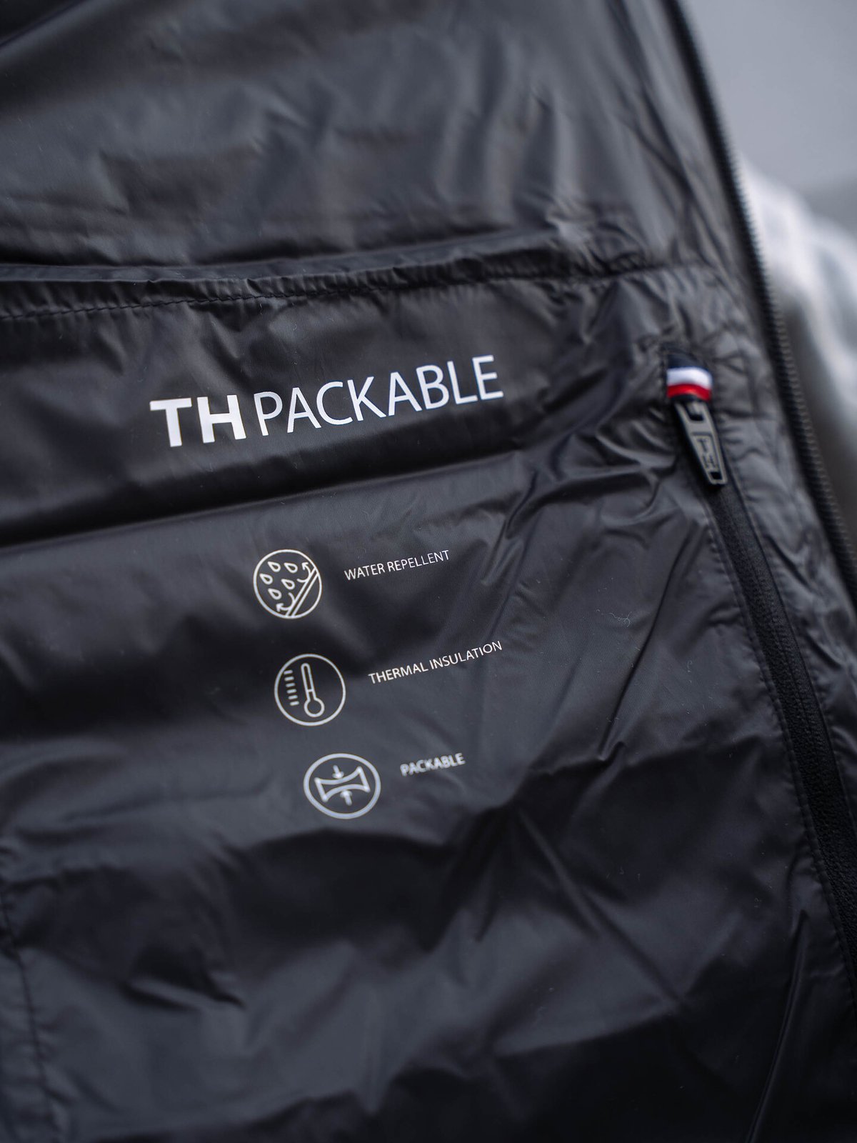 Tommy Hilfiger Core Packable Recycled Vest Black