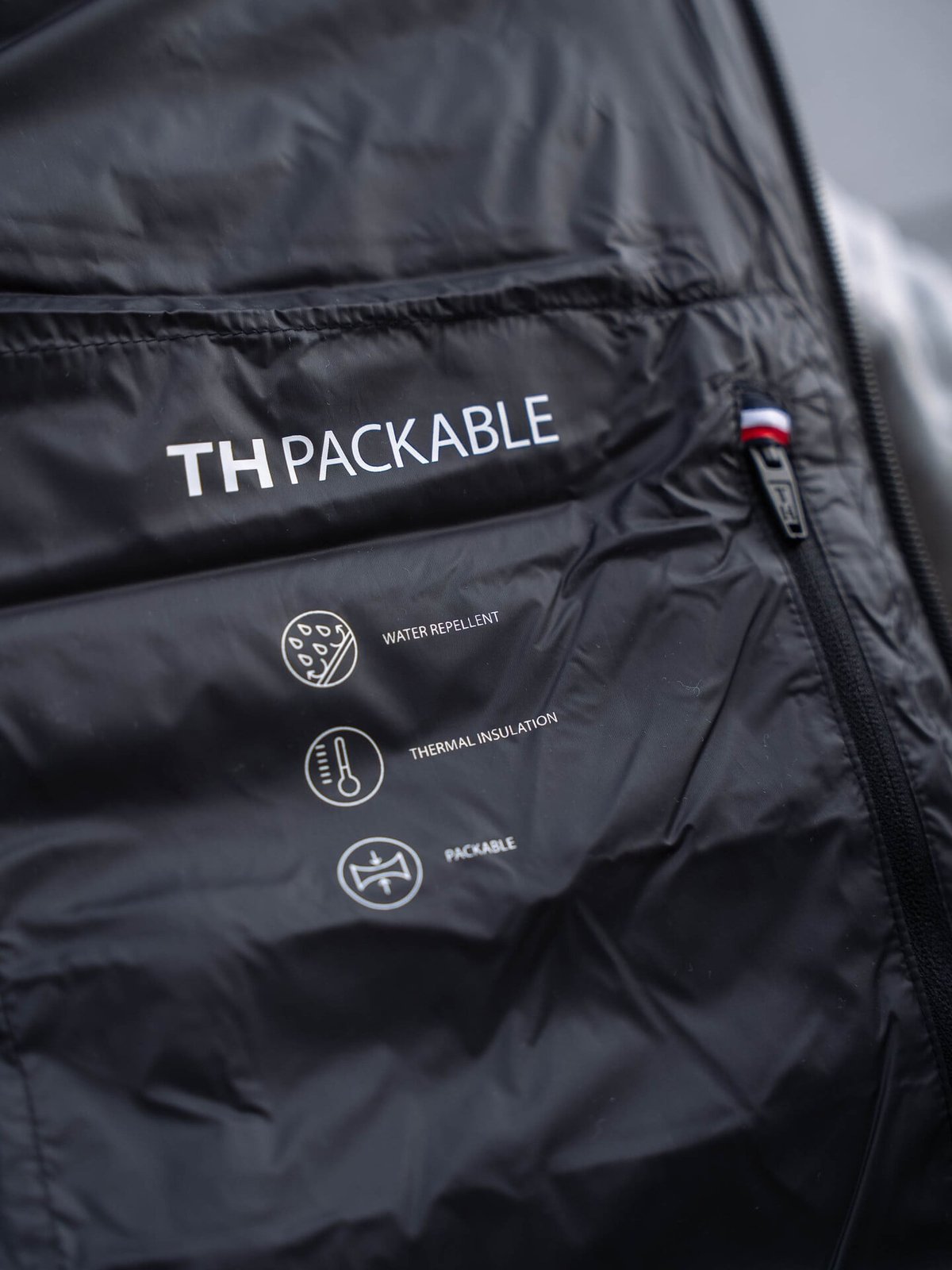 Tommy Hilfiger Core Packable Recycled Vest Black