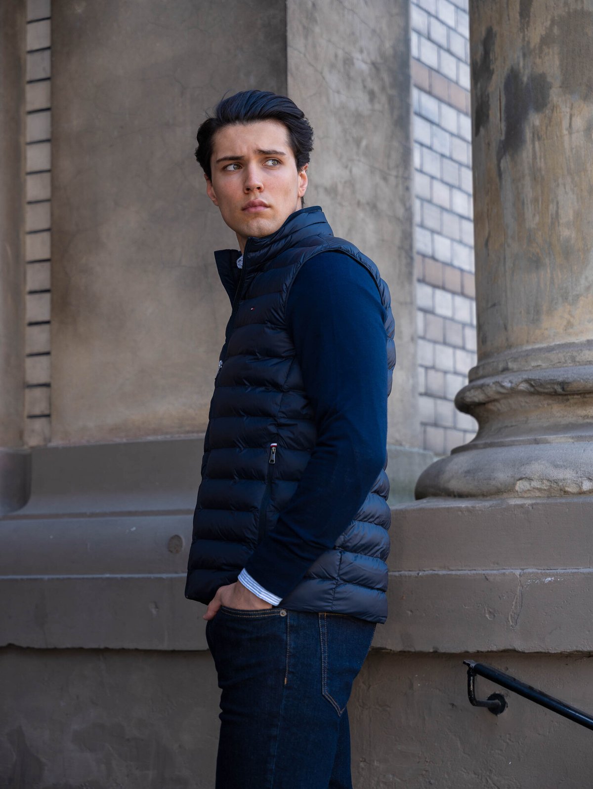 Tommy Hilfiger Core Packable Recycled Vest Navy Blue